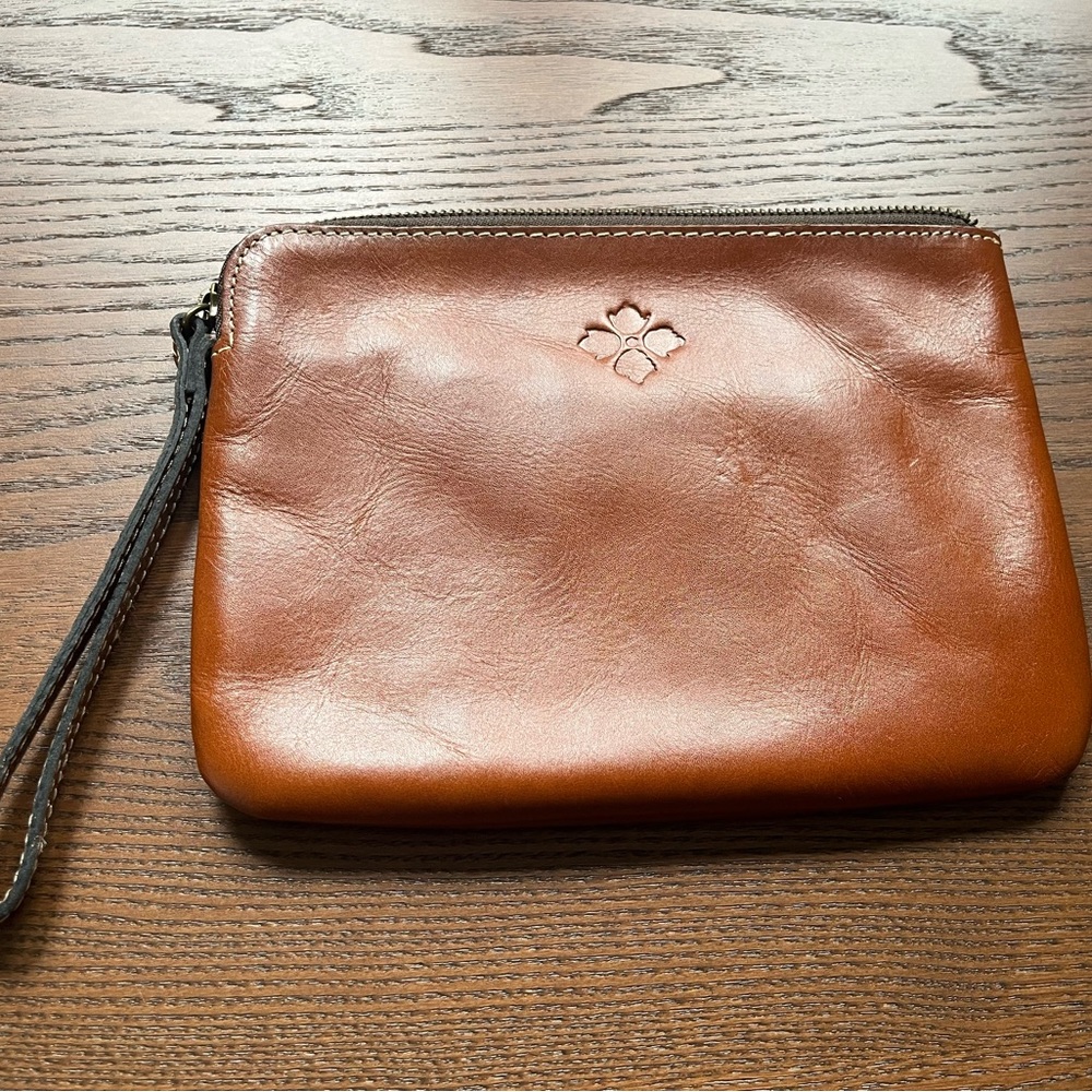 Patricia Nash Brown Leather Wrislet